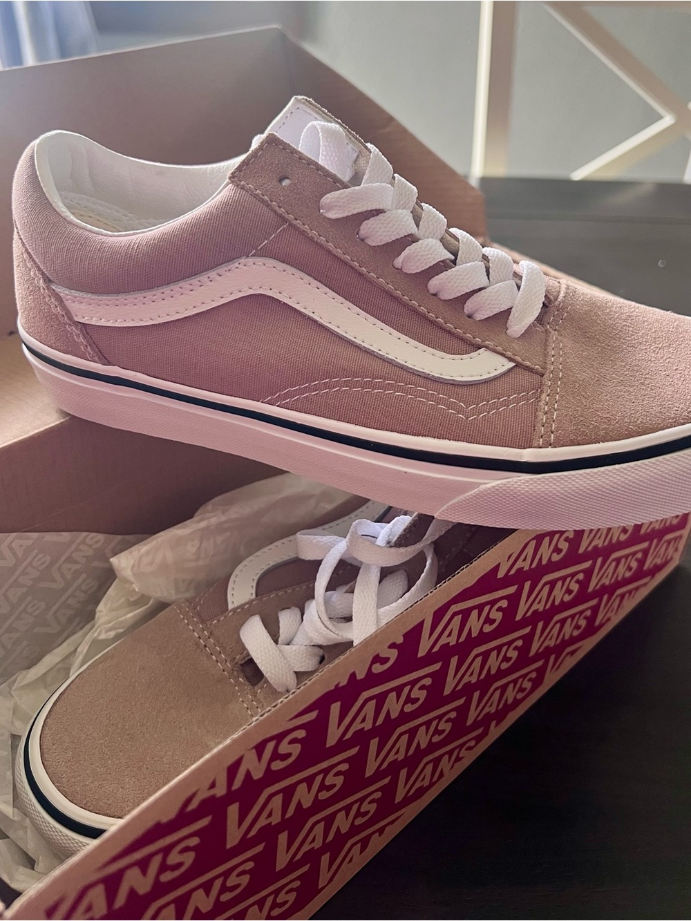 Vans Old Skool Sneakers in Warm Taupe - Picture 3 of 3